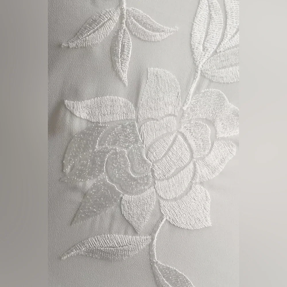 BHLDN Bonaire V-Neck Embroidered Wedding Gown - Picture 4 of 4